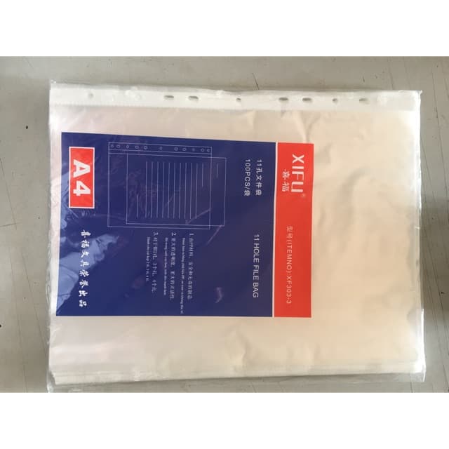 Sơ mi đục lỗ A4 XiFu XF303-3 (100 tờ/tập)