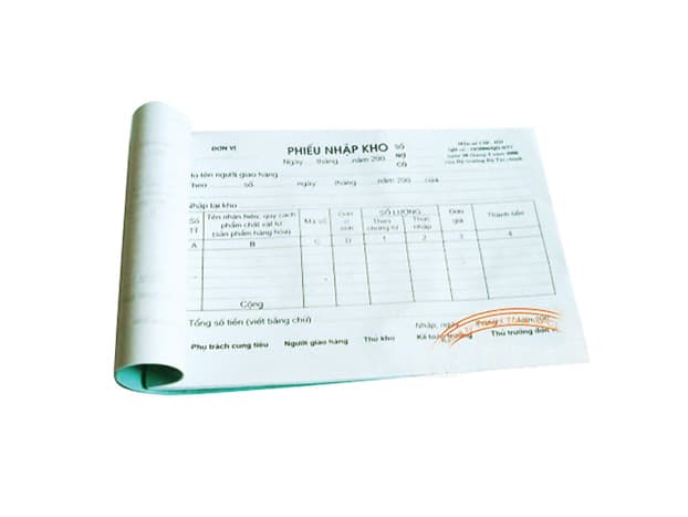 Phiếu nhập kho A4 3 liên - Image 1