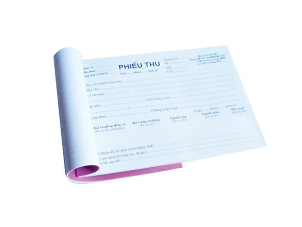 Phiếu thu A5 3 liên - Image 1