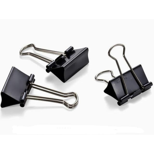 Kẹp sắt đen Double A 41mm 12 chiếc
