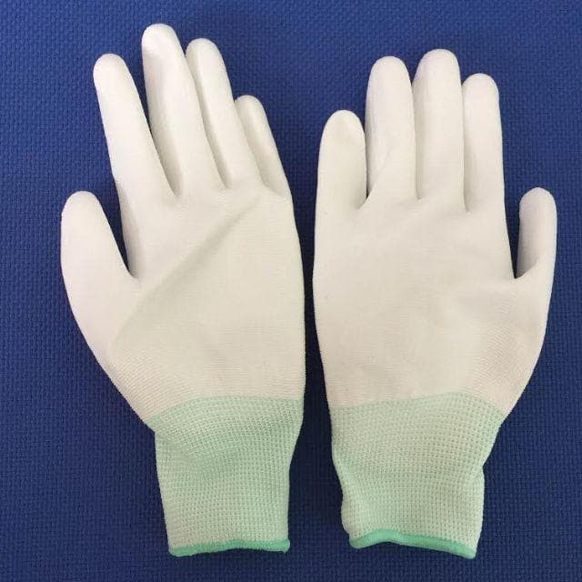 Găng tay chống tĩnh điện phủ PU bàn tay trắng-Hàn Quốc - Image 1