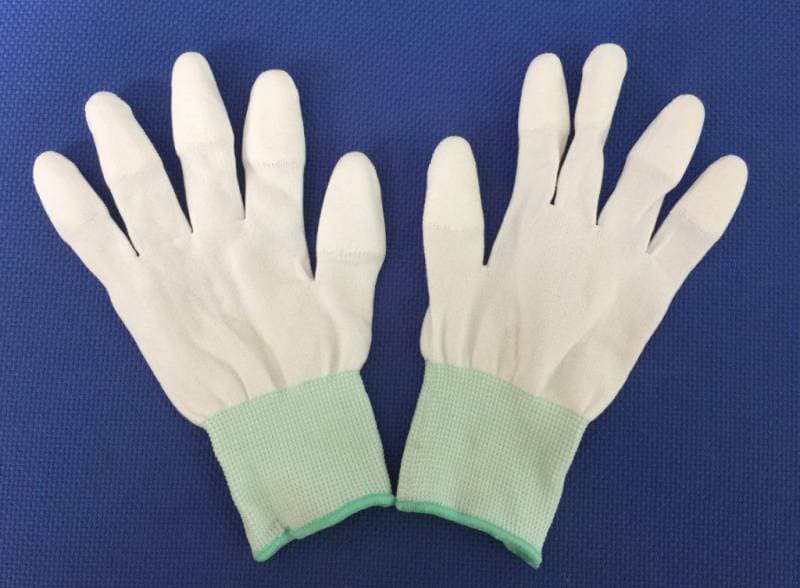 Găng tay chống tĩnh điện PU phủ ngón-trắng-Hàn Quốc - Image 1