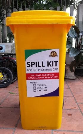 Bộ ứng cứu tràn dầu và hóa chất Spill kit 240L - Image 1