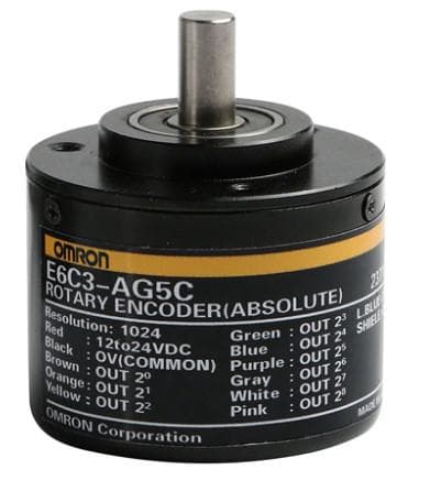 Bộ chuyển đổi vòng quay Omron E6C3-AG5C 720P/R 1M - Image 1