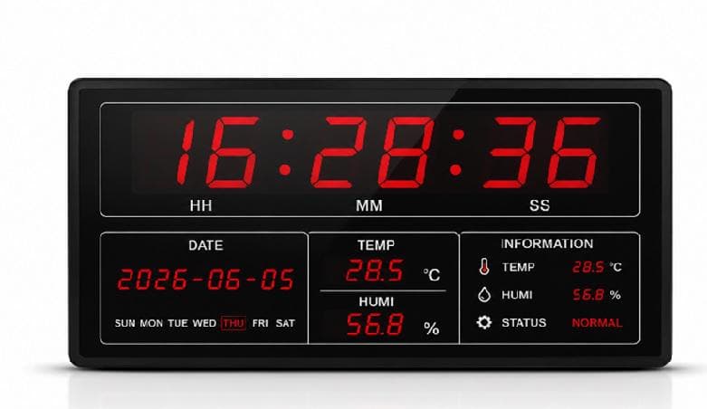Đồng hồ Led điện tử cho nhà xưởng - Image 1