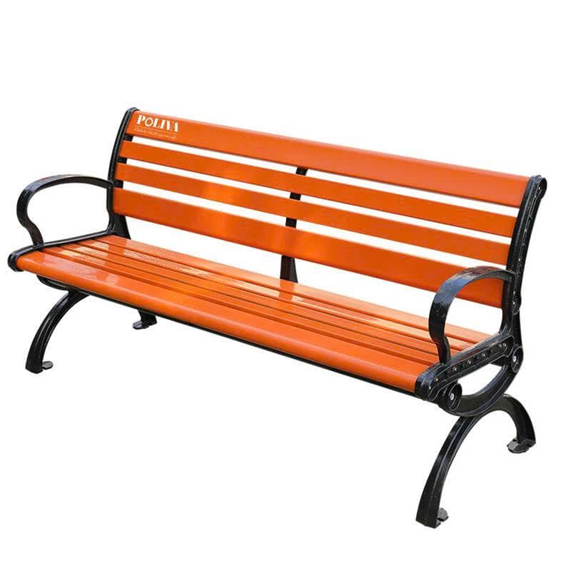 Ghế có tựa gỗ nhựa Poliva 180cm - Image 1