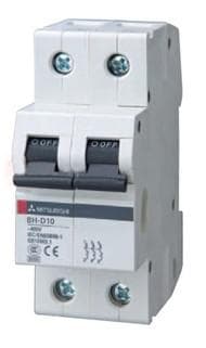 Aptomat Mitsubishi BH-D10 2P 20A 10KA C N - Image 1