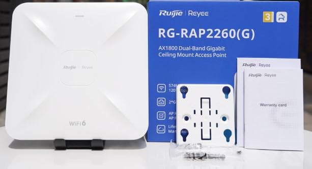 Bộ phát WiFi 6 Ruijie RG-RAP2260(G) - Image 1