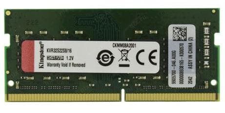 Bộ nhớ Ram Laptop Kingston 16GB Bus 3200mhz