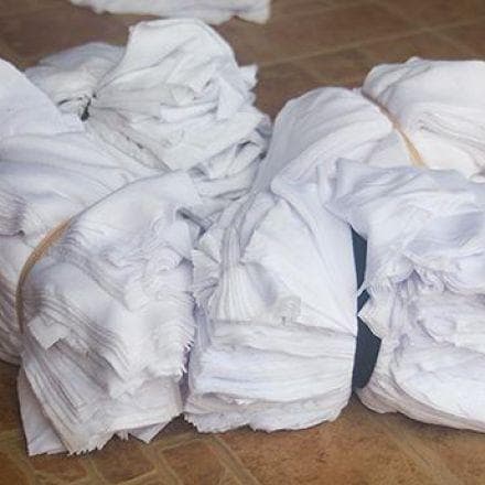 Giẻ lau trắng cotton loại 1 - Image 1