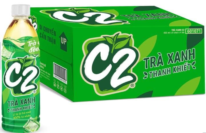 Trà xanh thanh nhiệt C2 455ml - Image 1