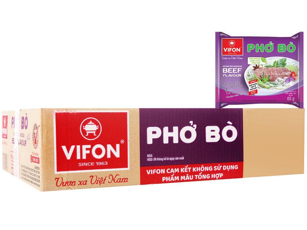 Thùng 30 gói phở bò Vifon 65g - Image 1