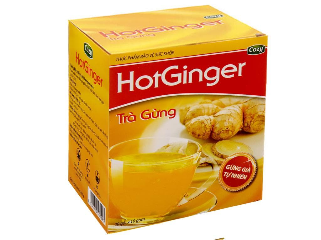 Trà gừng Cozy Hotginger hộp 20 gói - Image 1