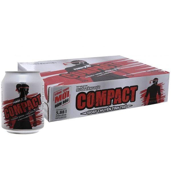 Nước tăng lực Compact lon 245ml - Image 1