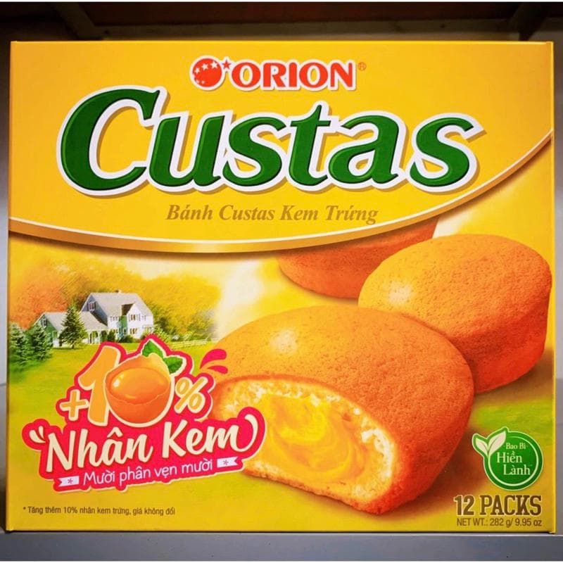 Bánh Custas kem trứng hộp 282g - Image 1
