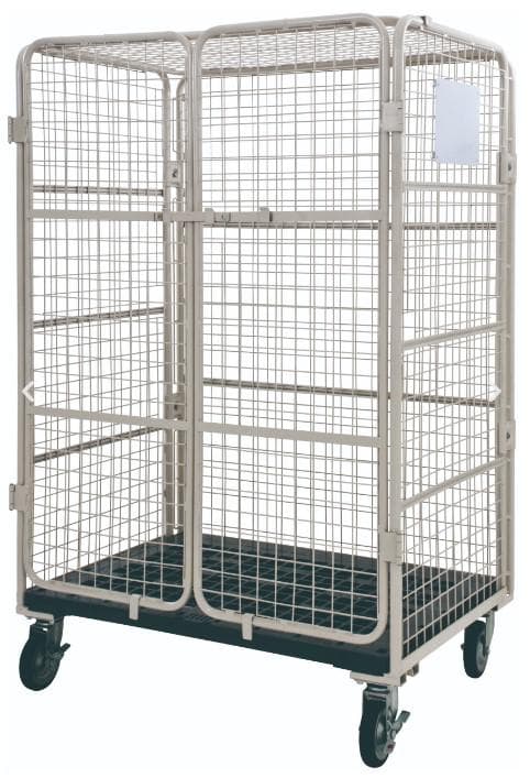 Xe đẩy lồng thép lưới trọng tải 300kg - Image 1