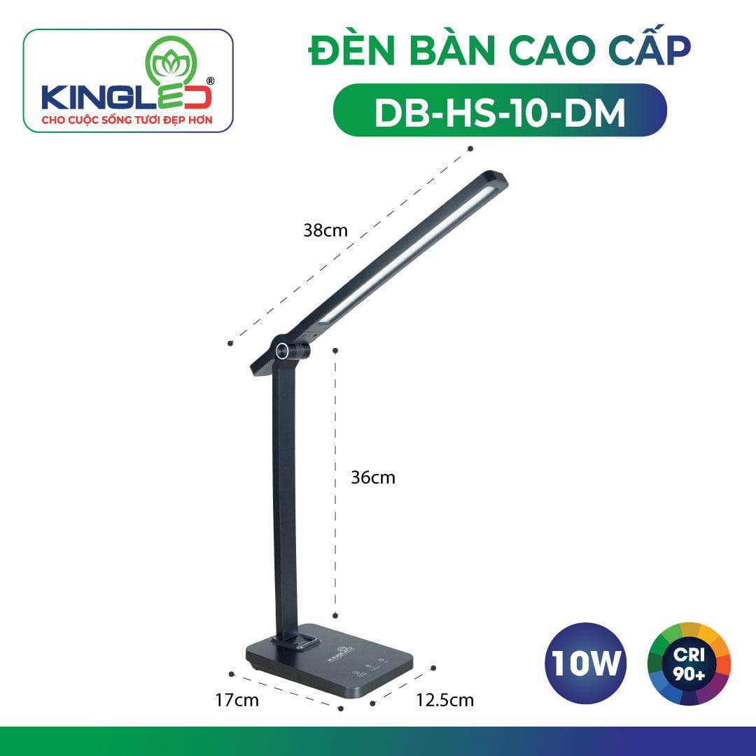 Đèn bàn học HS 10W ánh sáng đổi màu - KingLED - Image 1