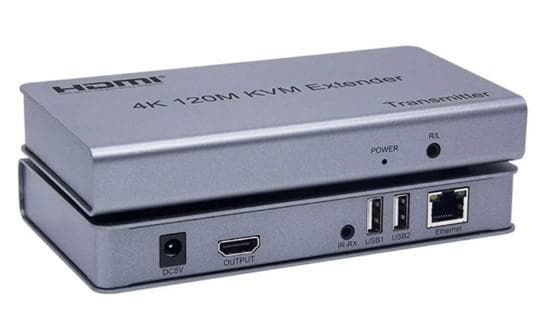 Bộ chuyển đổi HDMI và USB sang cáp mạng 4K 120M KVM Extender - Image 1