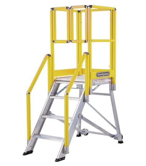 Thang gấp với 2 bánh xe phía sau HASEGAWA DAD-90 EN - Image 1