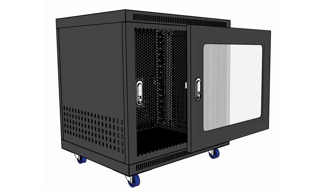 Tủ rack mạng 10U sâu D500 - Image 1