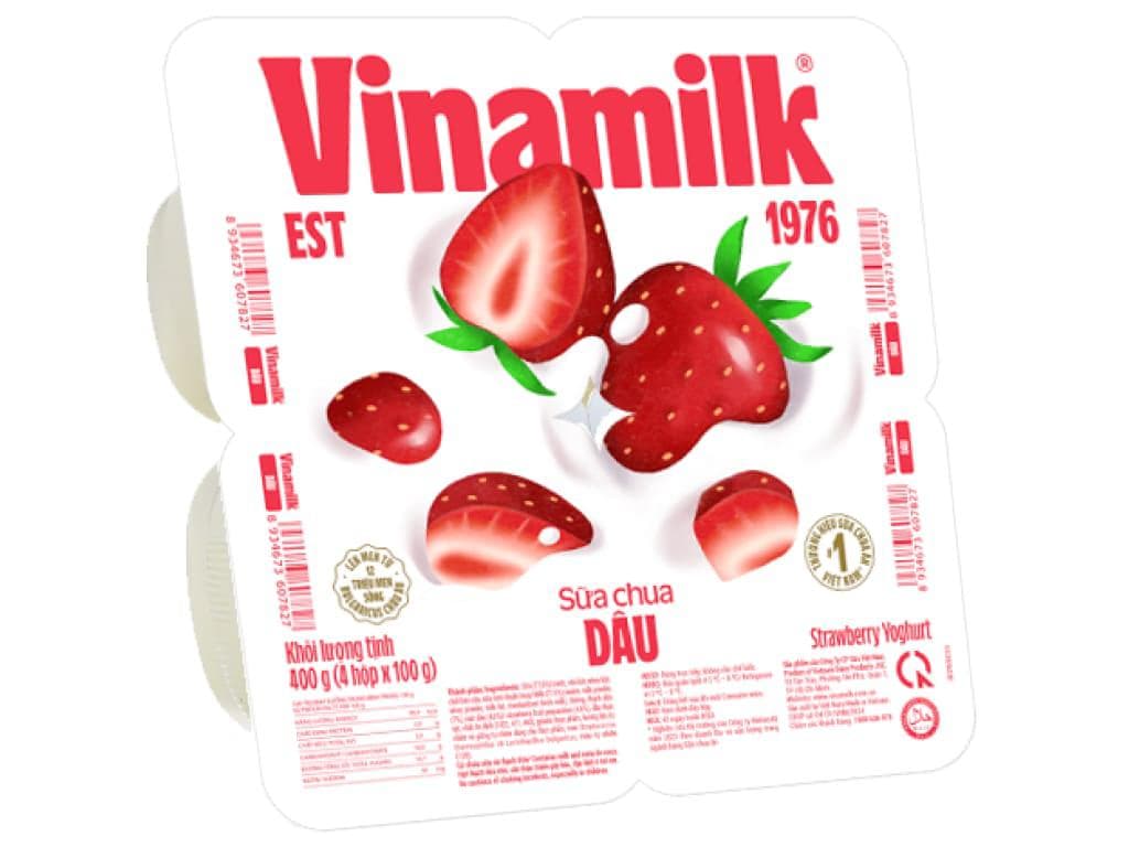Sữa chua ăn Vinamilk dâu - Image 1