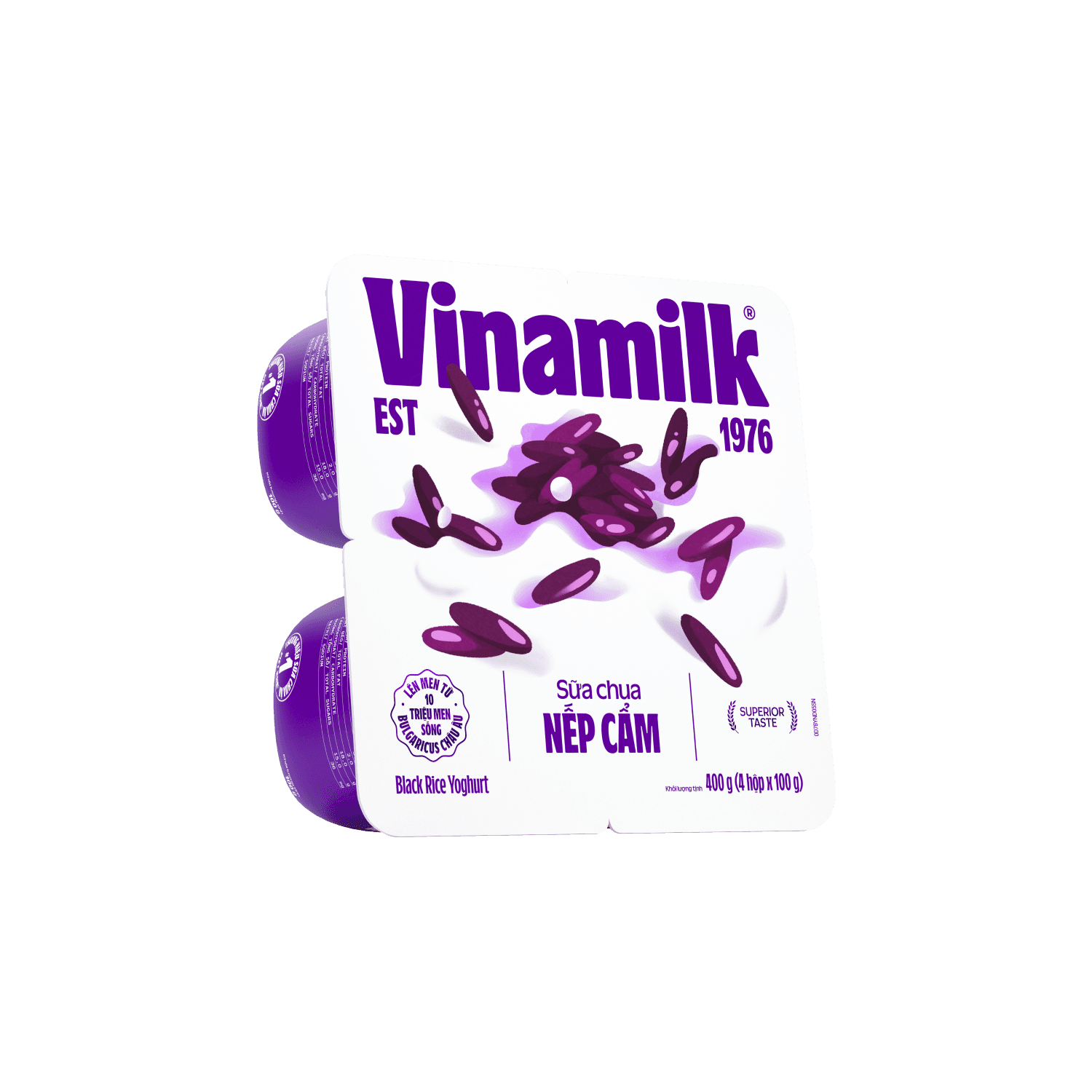 Sữa chua ăn Vinamilk nếp cẩm