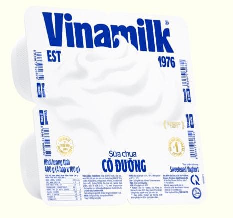 Sữa chua ăn Vinamilk có đường - Image 1