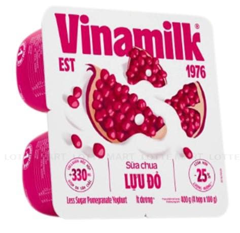 Sữa chua ăn Vinamilk lựu đỏ - Image 1