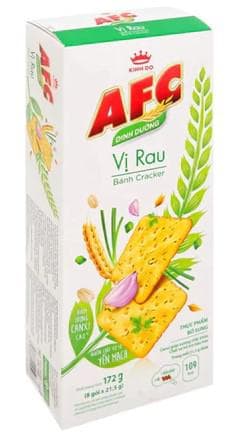 Bánh AFC dinh dưỡng -vị rau 172g