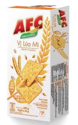 Bánh quy AFC vị lúa mì (8 gói x 25g) - Image 1