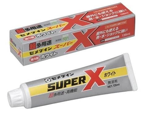 Keo dán siêu đa năng super X white 135ml cemedine AX-039 - Image 1