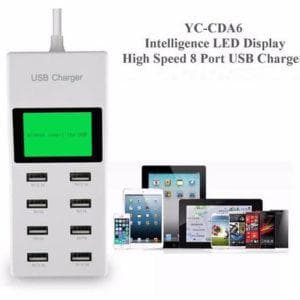 Ổ cắm sạc USB 8 cổng YC-CDA6 - Image 1