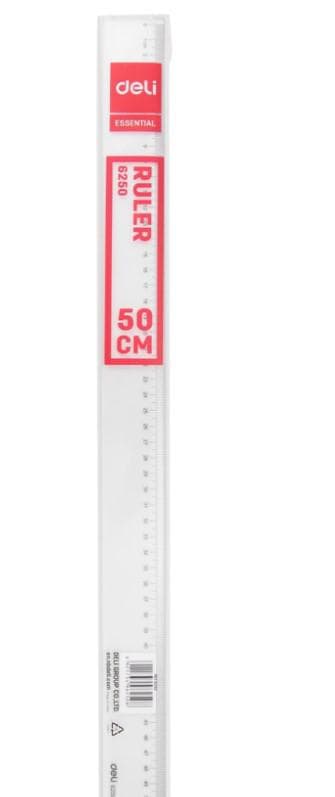 Thước kẻ Deli 6250-50cm