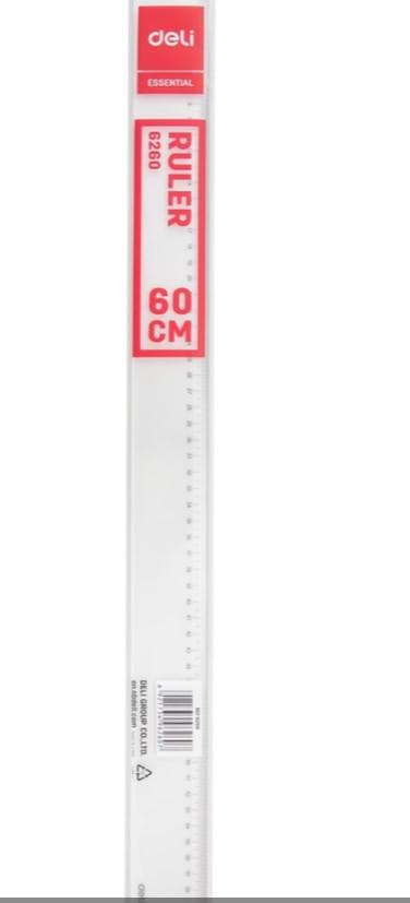 Thước kẻ Deli 6260-60cm - Image 1