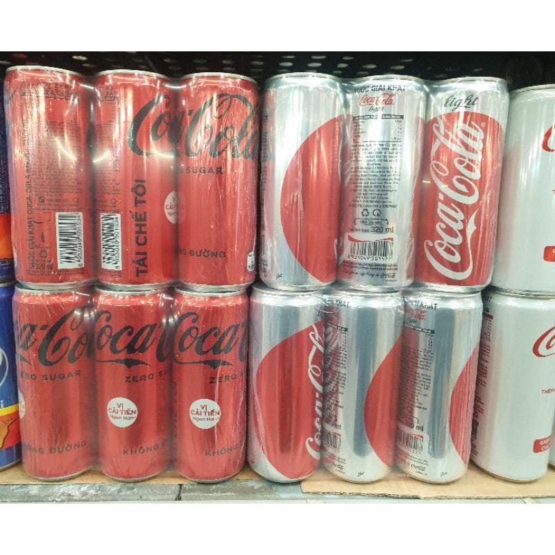 Nước ngọt Coca cola Zezo (24 lon/thùng) - Image 1