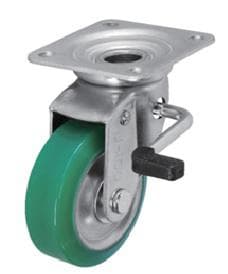 Bánh xe đẩy Urethane có chốt xoay Sisiku UWJB-100 - Image 1