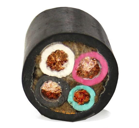 Cáp cao su ruột đồng Samwon 3x2,5+1x1,5 SQmm - Image 1