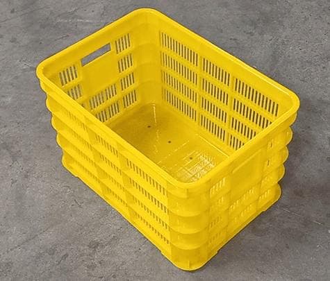 Thùng nhựa vàng 610 x 420 x 310mm - Image 1