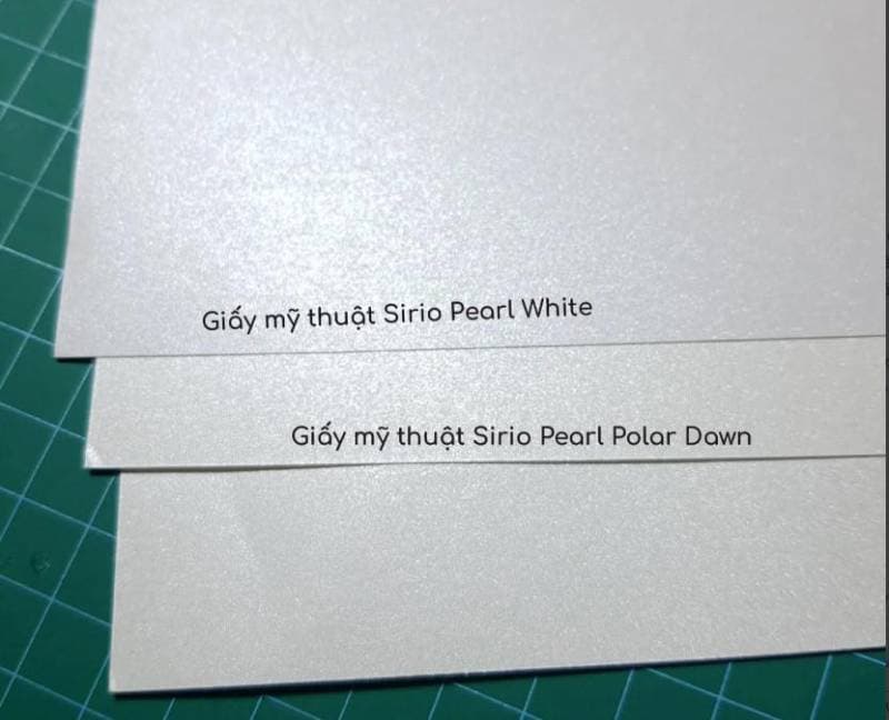 Giấy mỹ thuật ánh kim Sirio Pearl - Image 1