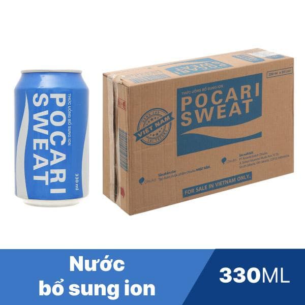 Nước bổ sung ion Pocari Sweat Lon 330ml - Image 1