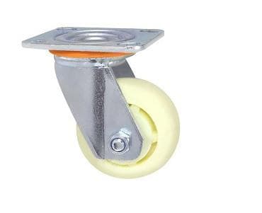 Bánh xe BHK100 PP trắng xoay - Image 1