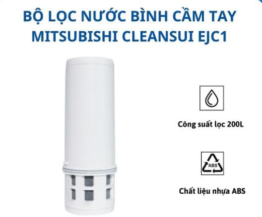 Bộ Lọc Nước Bình Cầm Tay Mitsubishi Cleansui EJC1 - Image 1