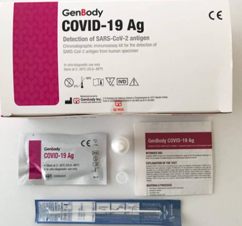 Kit test nhanh GenBody Hàn Quốc