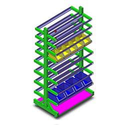 Giá có khay để sản phẩm 2 mặt GKM4-2M - Image 1