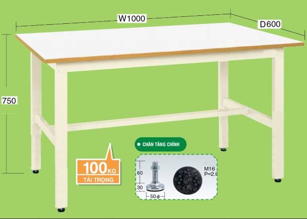 Bàn thao tác cố định BTT1000-600CDG