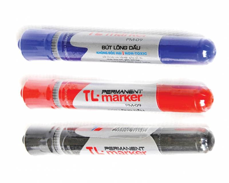 Bút dạ dầu Thiên Long PM09- xanh - Image 1