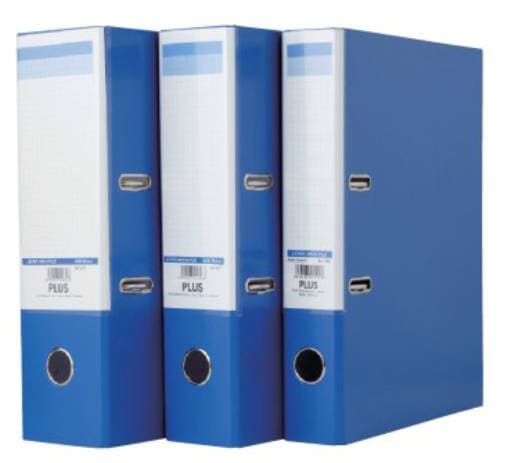 File càng cua Plus A4-7cm-xanh blue