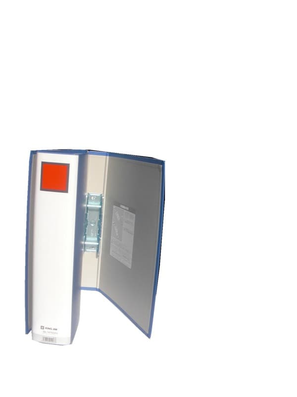 File khóa ống Kingjim 1473GSV A4-3cm- xanh blue