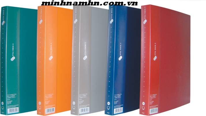 File còng nhẫn Plus A4 2cm- xám - Image 1