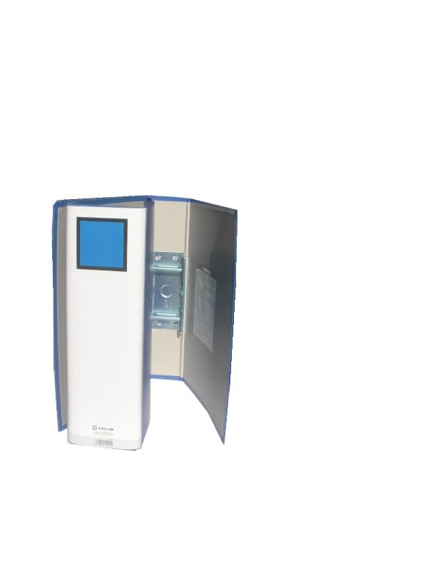 File khóa ống Kingjim 1475GSV A4-5cm- xanh blue